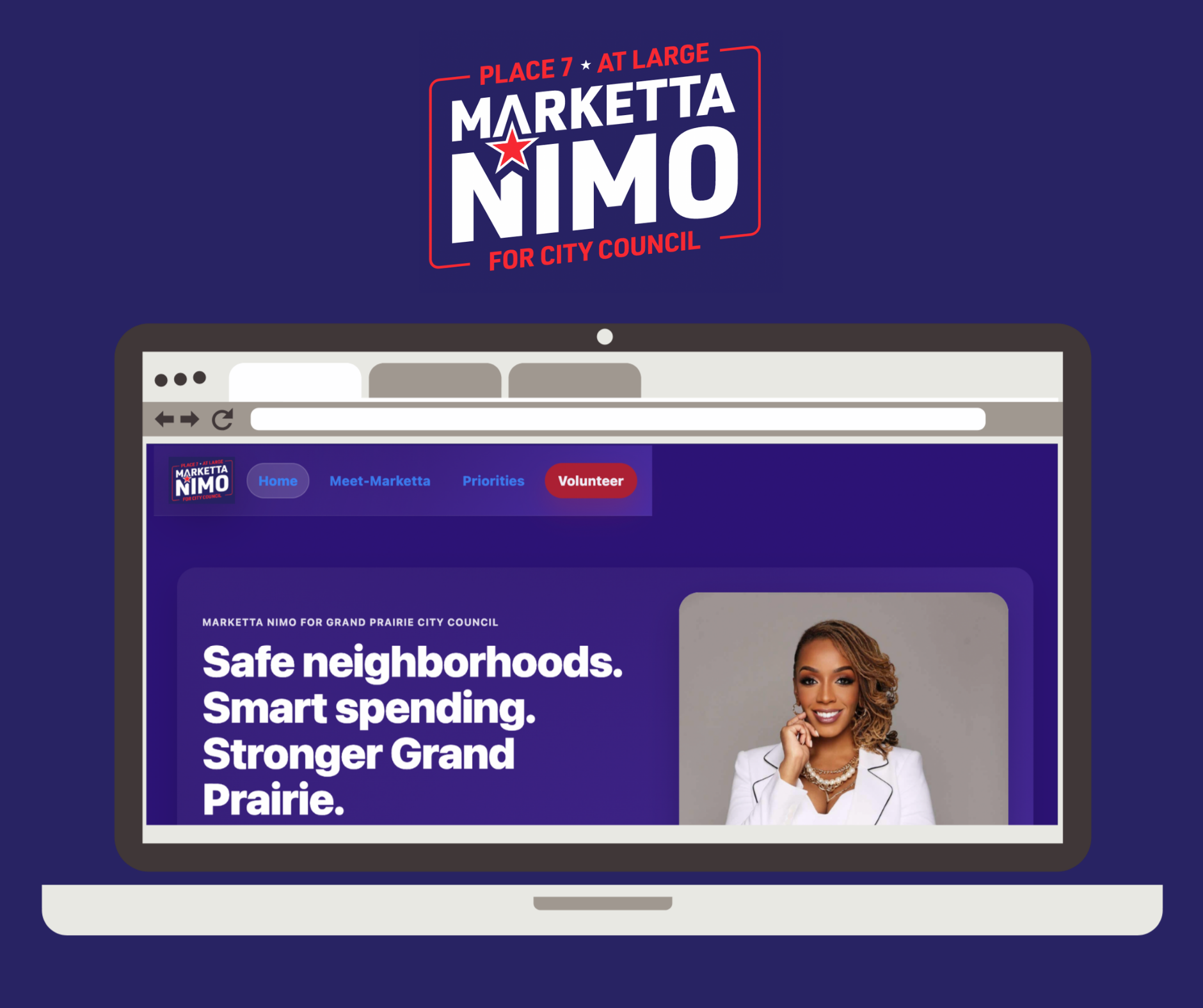 Marketta Nimo website screenshot