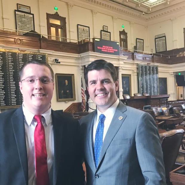 Will Busby at the Texas Capitol