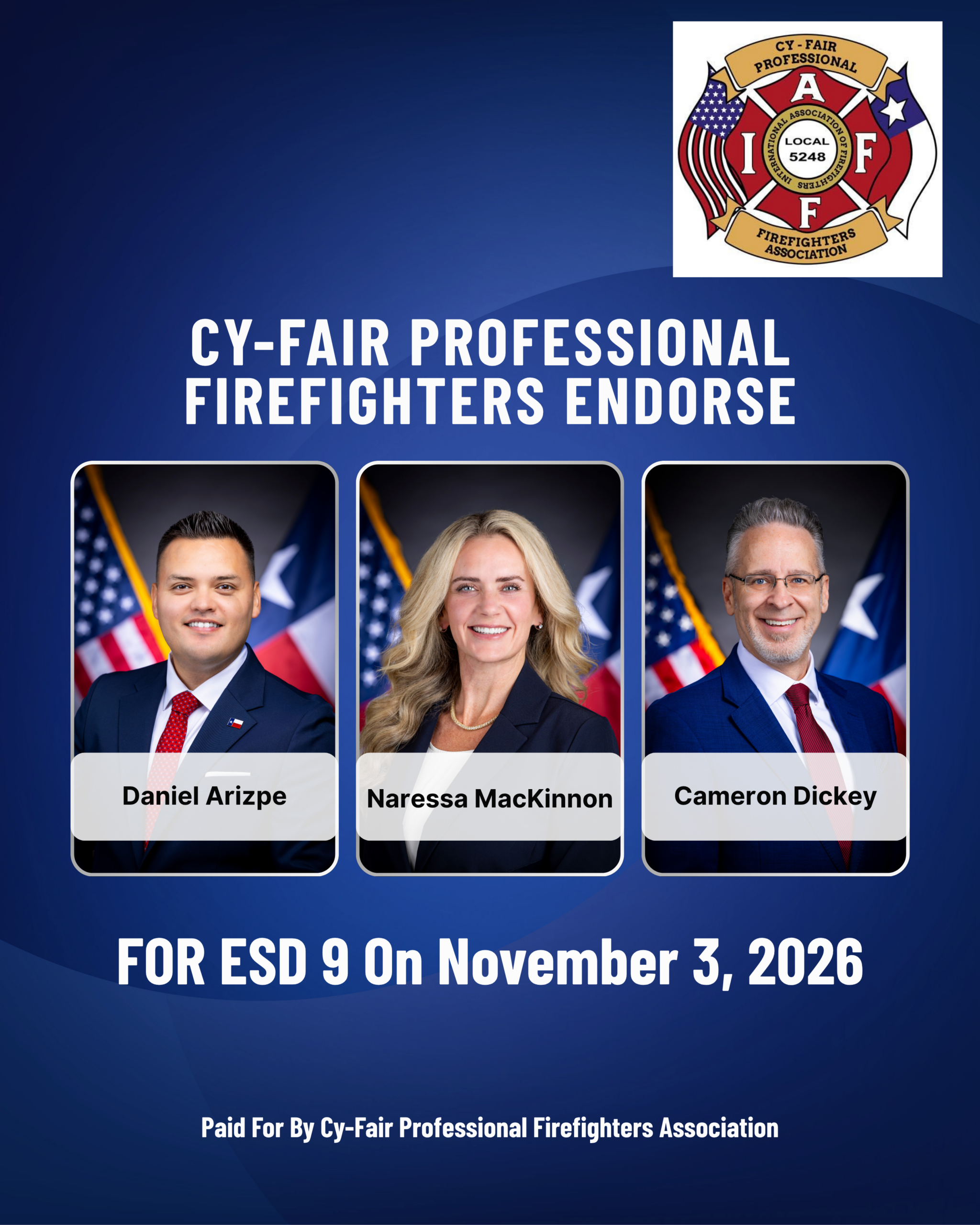 Firefighter advocacy campaign advertising
